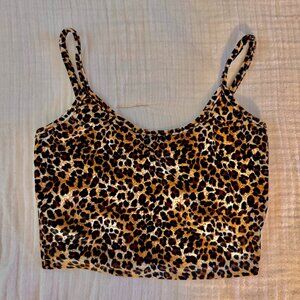 Leopard Print Crop Top